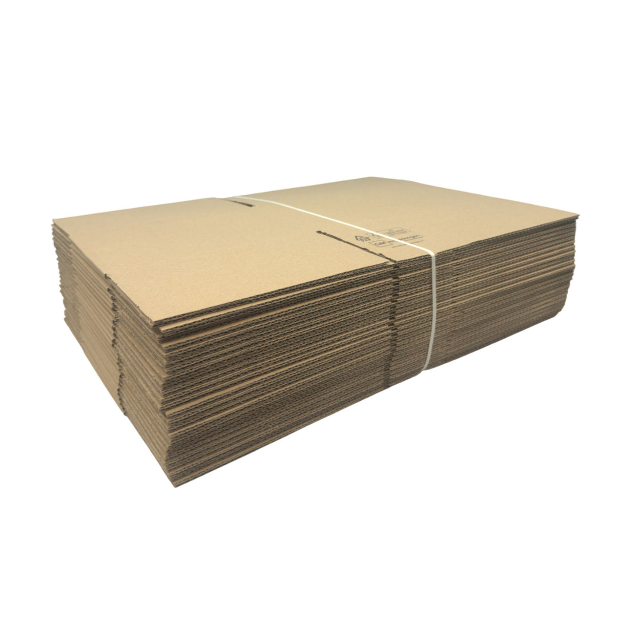 Stapel van 25 plano geleverde verzenddozen 305x220x100mm