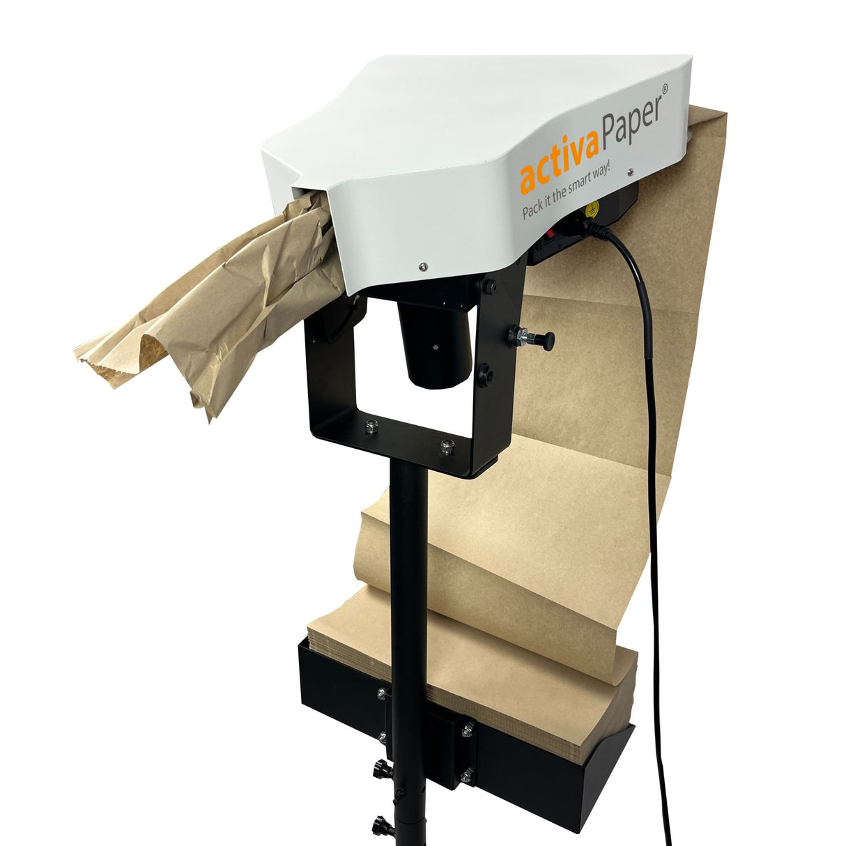 ActivaPaper PA2000 semiautomatische opvulpapiermachine met voetpedaal, geschikt voor Activapaper 70g/m² opvulpapier