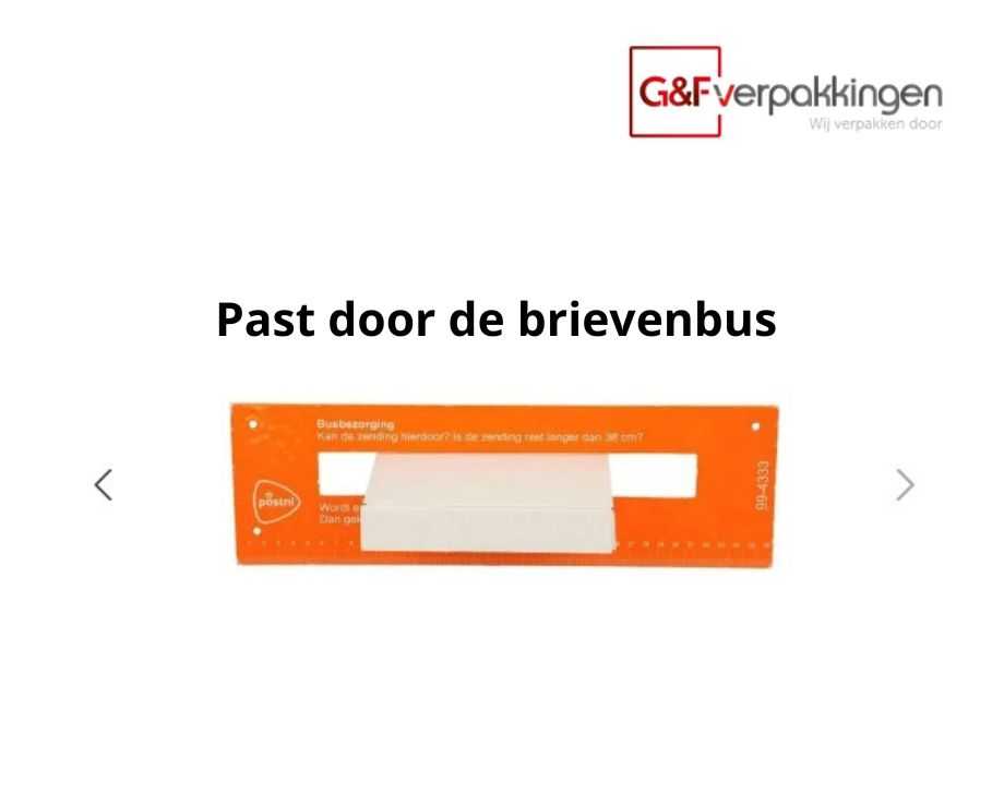 Brievenbusverpakking A4 formaat – Perfect voor het verzenden van tijdschriften, boeken of accessoires