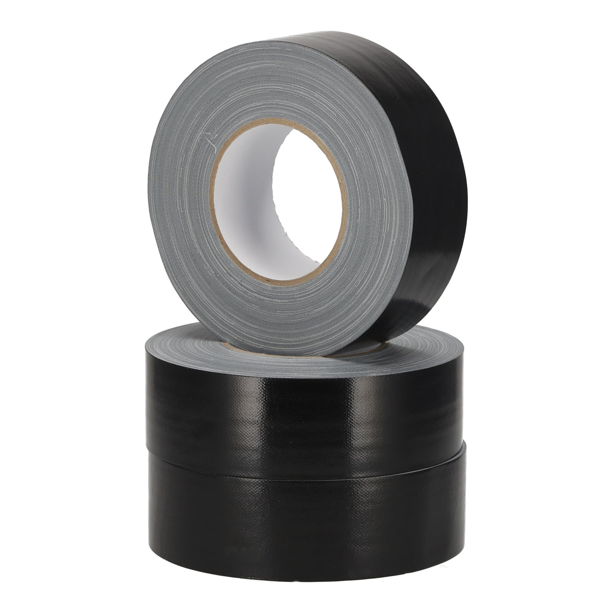 Duct tape zwart 50mmx50m - 3 rollen