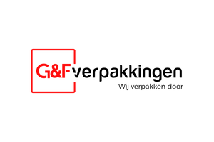G&F Verpakkingen logo uw webshop voor verpakkingsmaterialen