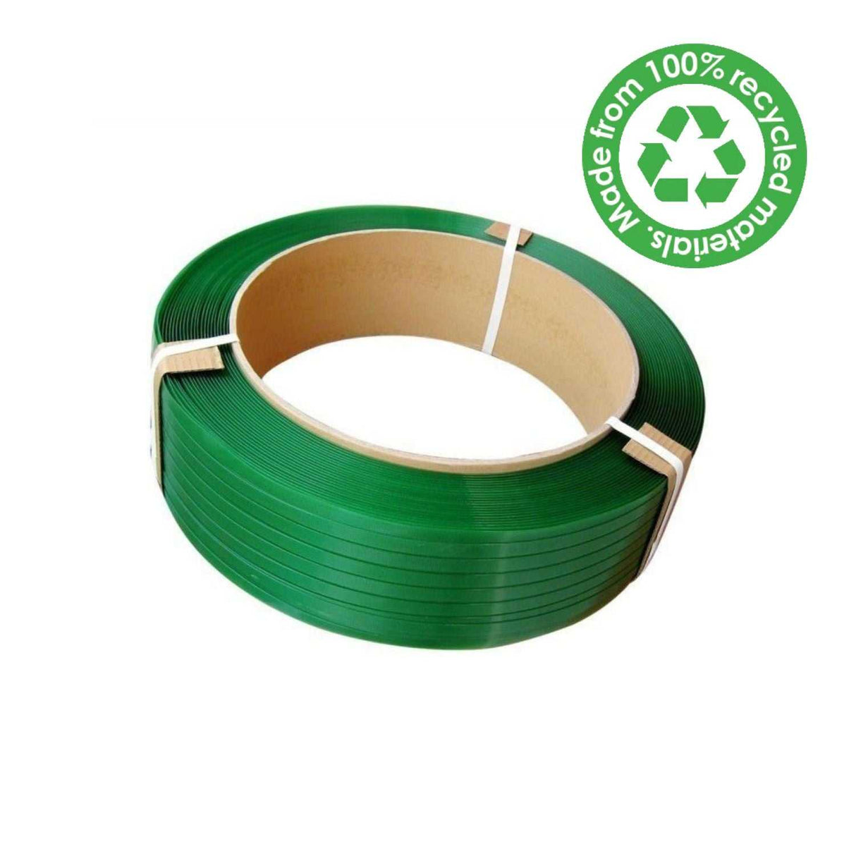 UV-bestendige PET-band 19.0mm x 1.0mm geschikt voor zwaar industrieel gebruik.