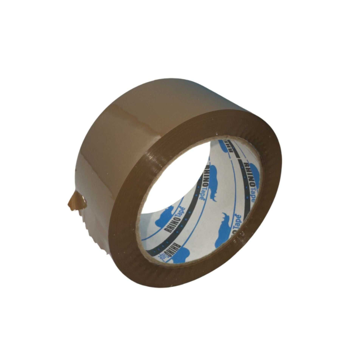 Rhino tape bruin 50mmx66meter 1 rol