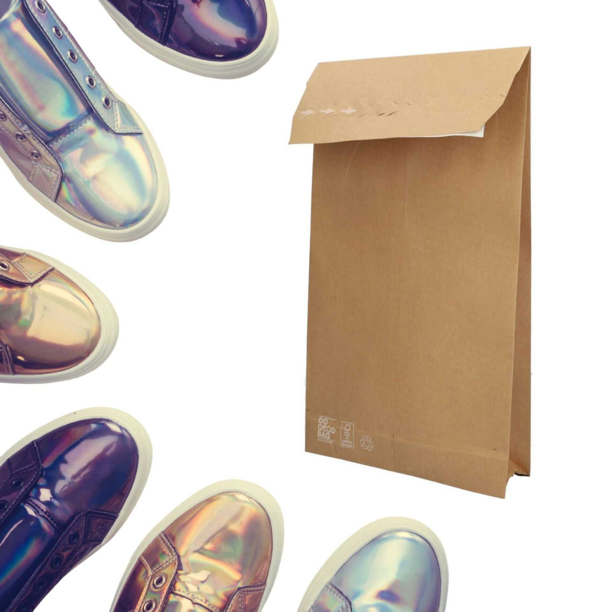 Nieuwe Do Good Bag schoenenzak 320x430x120mm voor veilige schoenenverzending