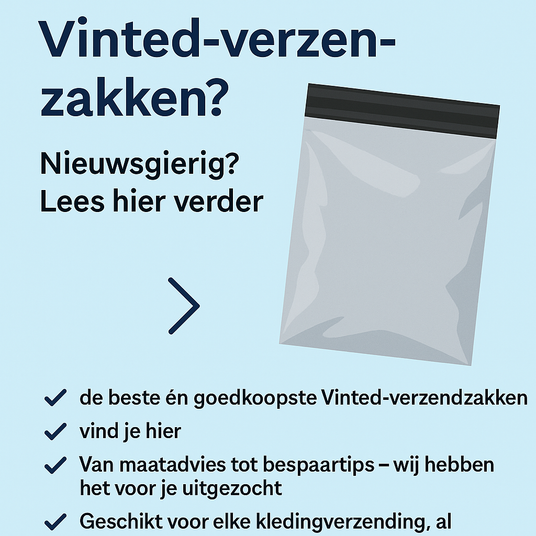 Verzendzakken voor vinted kopen, vind ze online bij G&F Verpakkingen