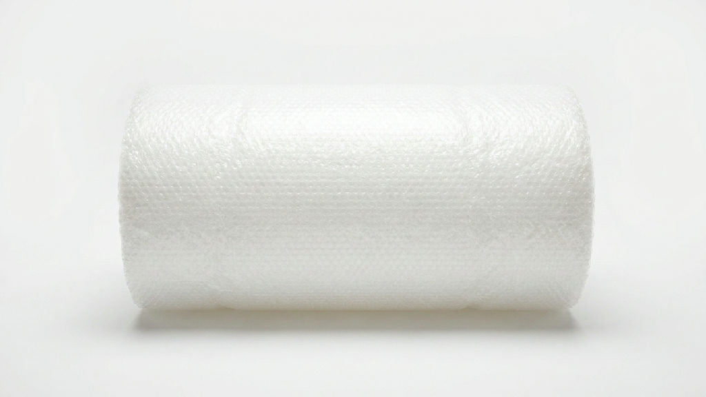 Doorzichtige noppenfolie rol 75 cm breed en 100 meter lang, perfect voor het veilig verpakken en beschermen van diverse artik