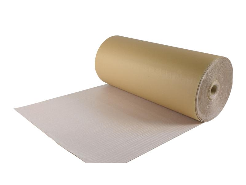 Bruine golfkartonrol van 50 cm breed en 70 meter lang