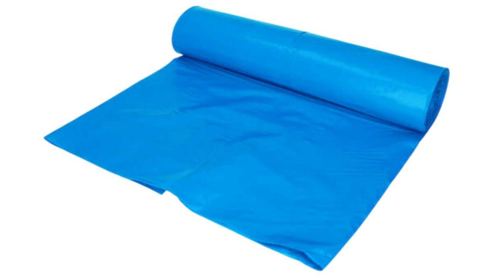 LDPE Afvalzakken rol 70 X 110cm T 50 blauw - 120 liter - 250 stuks
