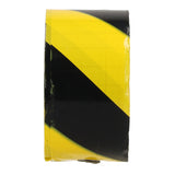 Geel-zwart afzetlint in dispenserdoos 500 meter - 1 rol