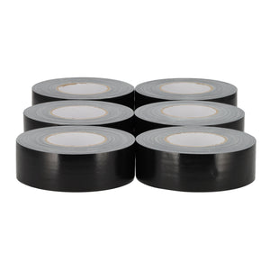 Duct tape zwart 50mmx50m - 36 rollen