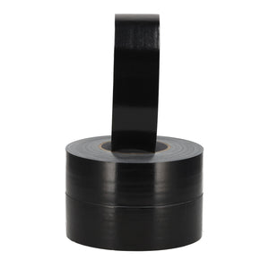 Duct tape zwart 50mmx50m - 3 rollen