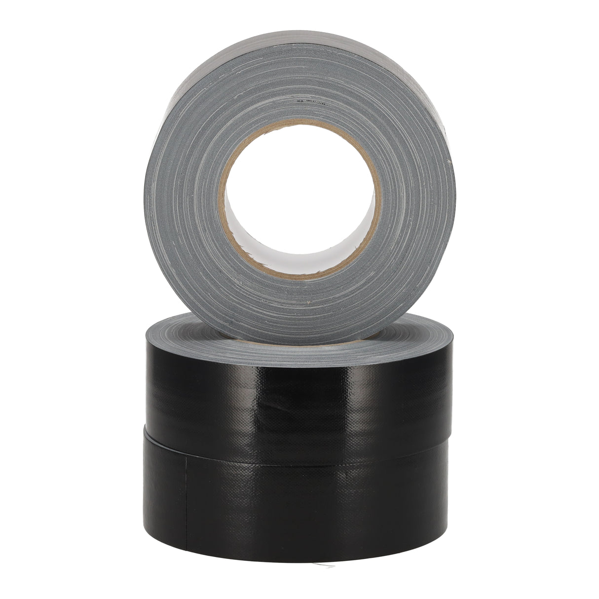 Duct tape zwart 50mmx50m - 3 rollen