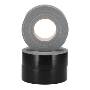 Duct tape zwart 50mmx50m - 3 rollen