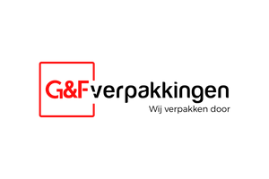 G&F Verpakkingen logo uw webshop voor verpakkingsmaterialen