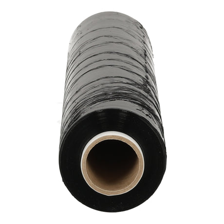 Zwarte handwikkelfolie rol 300m x 50cm x 23my voor het veilig verpakken van pakketten en pallets.