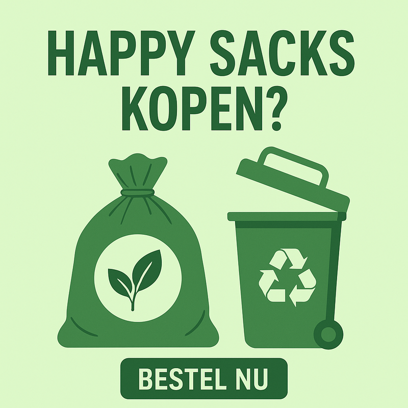 Happy sacks kopen? Afval zakken die milieuvriendelijk zijn!