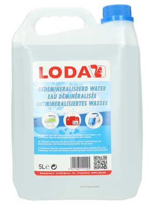 Loda gedemineraliseerd water 5 liter - 3 stuks