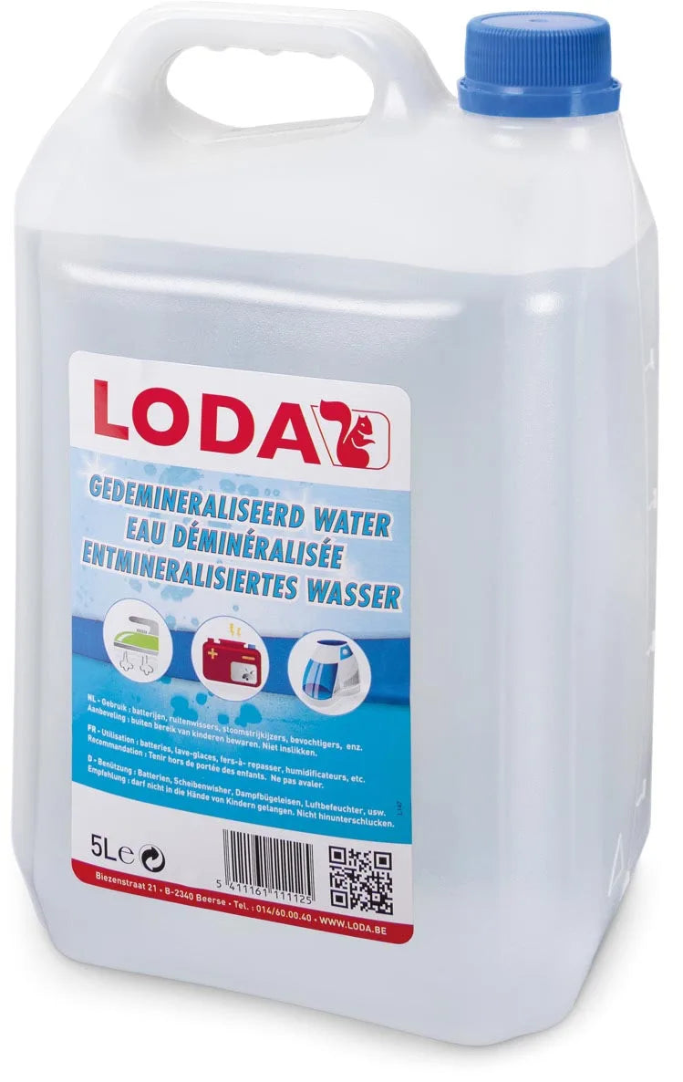 Loda gedemineraliseerd water 5 liter - 3 stuks
