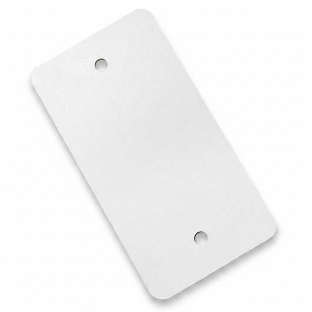 Metalen labels wit 55x100mm (1000 stuks)