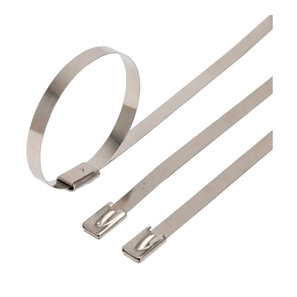 RVS Kabelbinders 370 x 8mm SS304 Ball Lock - 100 stuks