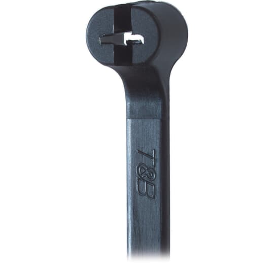 ABB Ty-Rap® TY27MX zwarte kabelbinder, betrouwbaar en veelzijdig voor diverse toepassingen.