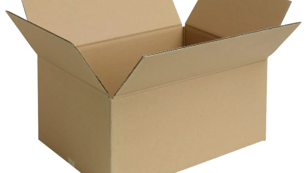 Verzenddoos 450x310x310mm – C-golf – Bruin – 25 stuks