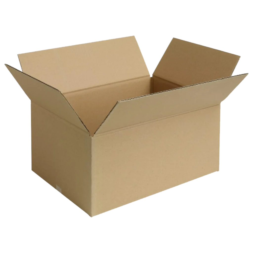Verzenddoos 450x310x310mm – C-golf – Bruin – 25 stuks