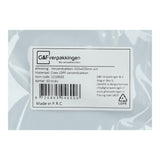 CoEx LDPE verzendzak van 320x420mm met G&F logo, perfect voor brievenbuspakketten en verzendingen.