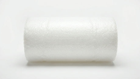 Doorzichtige noppenfolie rol 75 cm breed en 100 meter lang, perfect voor het veilig verpakken en beschermen van diverse artik