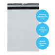 250 stuks halve doos verzendzakken voor webshops / coex / ldpe zakken l 360x500 l G&F Verpakkingen