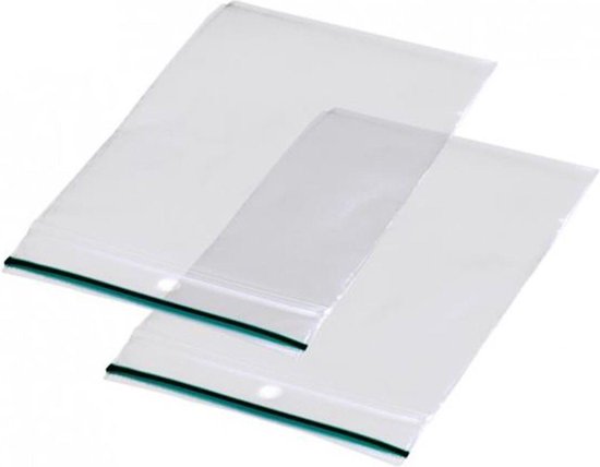 Gripzak 40x60mm transparant hersluitbaar – 1000 stuks