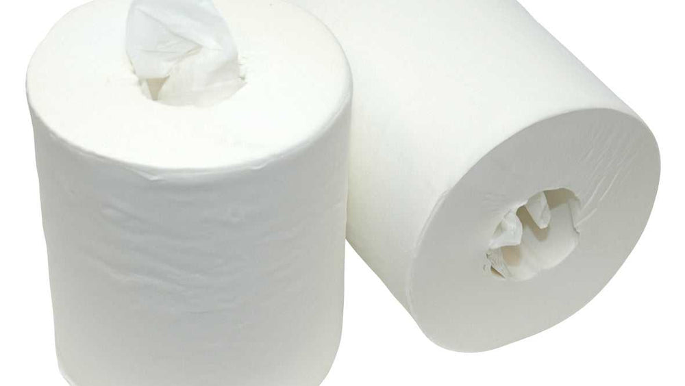 Midi poetsrol 1-laags cellulose 280m – industriële poetsrol voor bedrijven