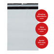 Hoge kwaliteit verzendzakken 320x420mm, COEX LDPE met plakstrip - Verpakt per 500 stuks.