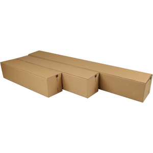 Doos longbox 435x105x105mm bruin