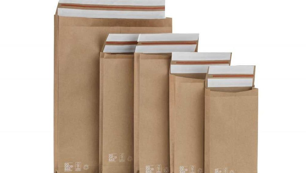 Papieren verzendzakken 'Do good bag' G&F Verpakkingen